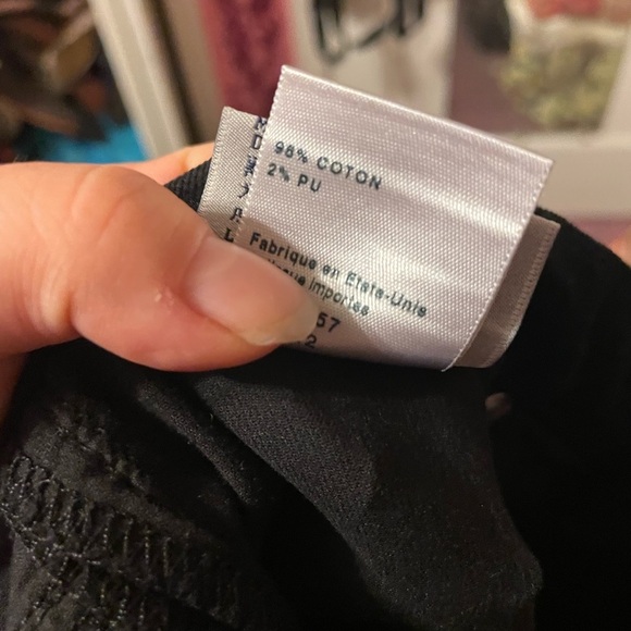 AG ADRIANO GOLDSCHMIED BLACK VELOUR SUPER SKINNY LEGGING PANT - Picture 6 of 6